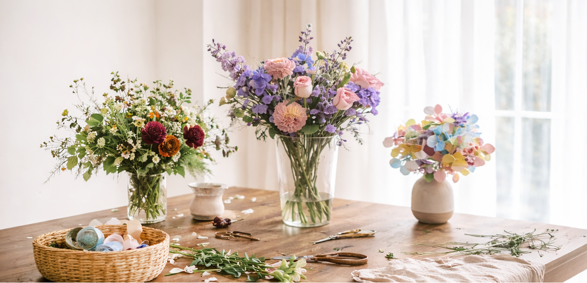 Our Approach to Floristry 花藝理念｜Every floral arrangement begins with creativity, intuition and thoughtful craftsmanship.