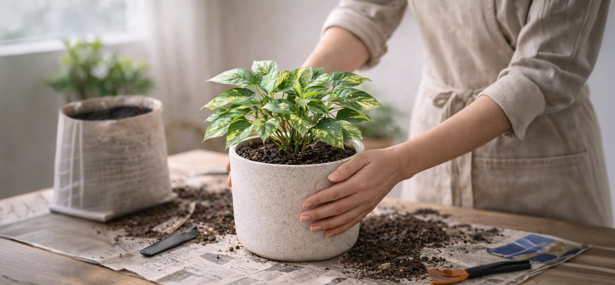 Serene Haven 溫和照料植物，按照植物需要提供細心觀察及日常護理。Gentle maintenance and thoughtful care tailored to each plant's individual needs.
