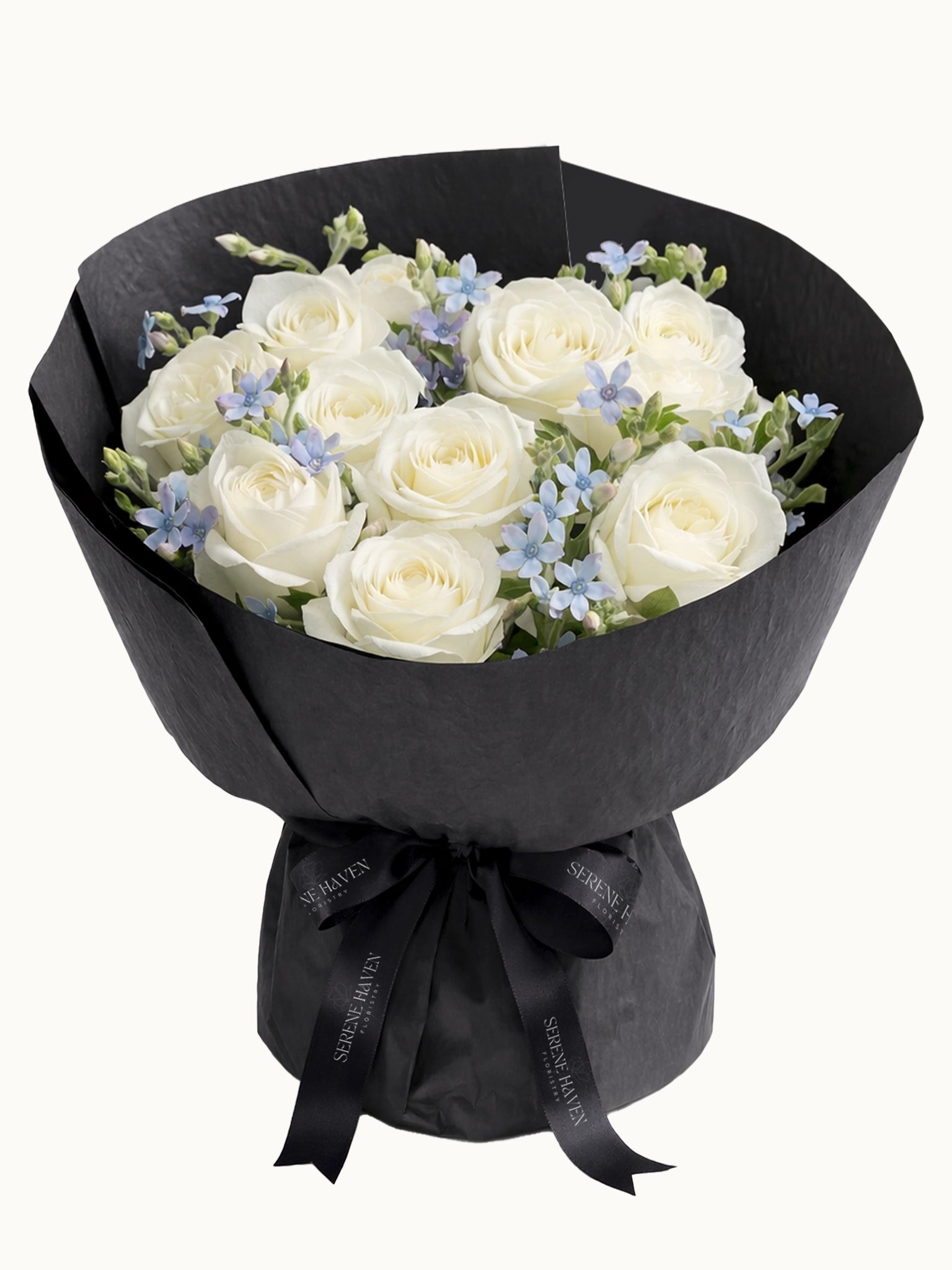 Pure Devotion 白玫瑰花束 White Rose Bouquet