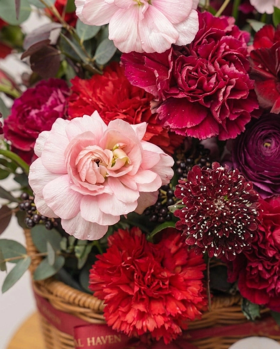 花材細節 Close-up｜Ruby seasonal blooms