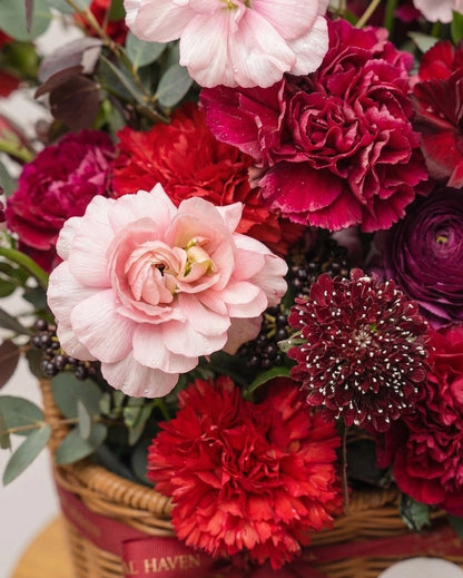花材細節 Close-up｜Ruby seasonal blooms