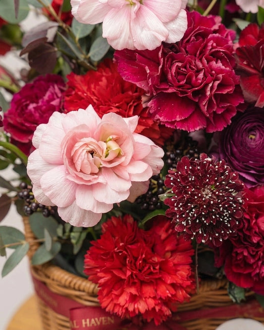 花材細節 Close-up｜Ruby seasonal blooms