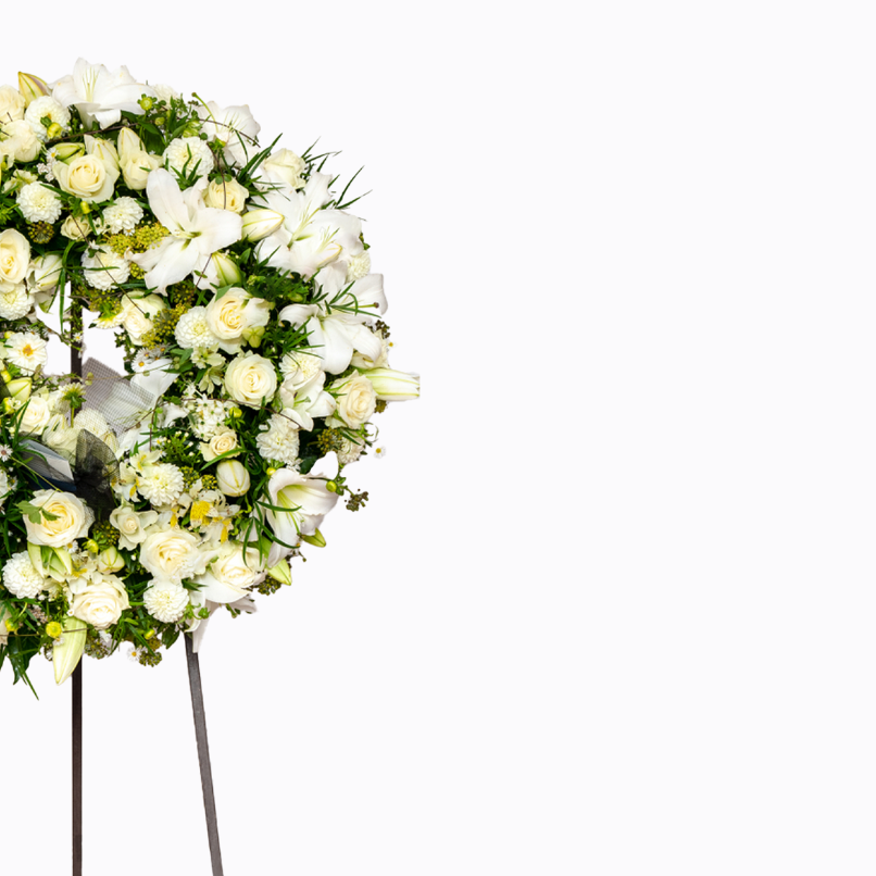 Sympathy Flower Stands｜白事花牌、弔唁及追思花藝，適合 funeral、memorial、condolences 及 tribute，以莊重優雅的花藝設計向摯愛表達最後敬意與慰問。