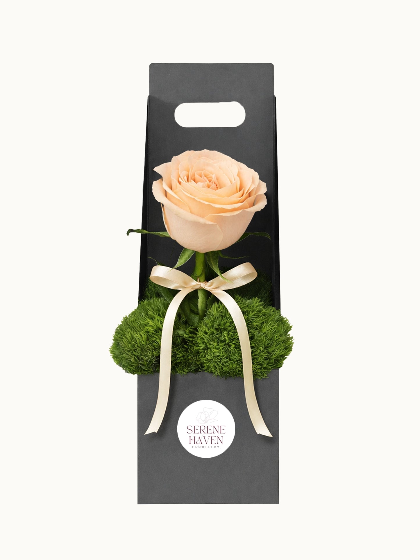 The Chosen One 單枝香檳金玫瑰鮮花禮盒，fresh rose gift box