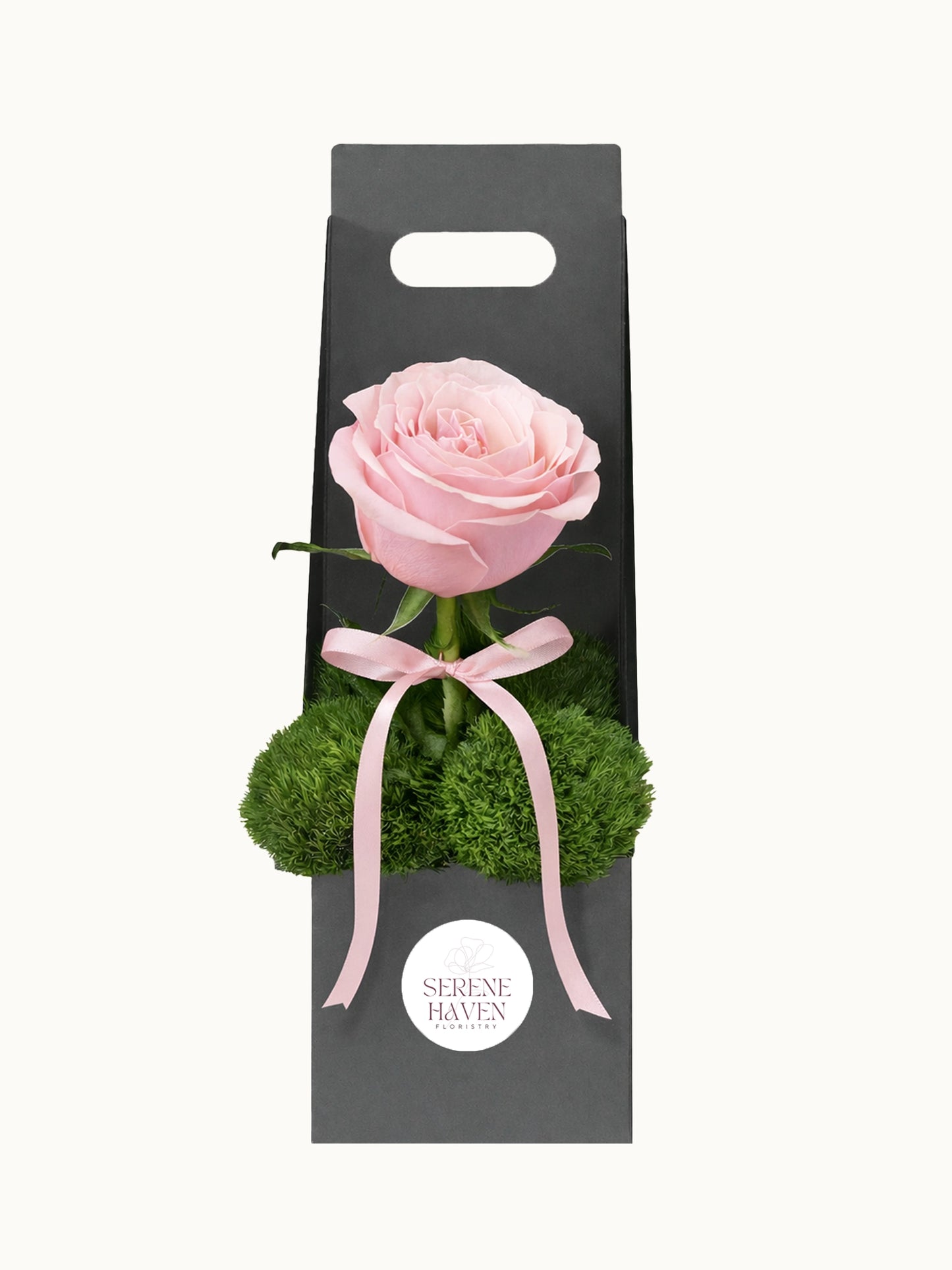 The Chosen One 單枝淺粉漸變玫瑰鮮花禮盒，fresh rose gift box