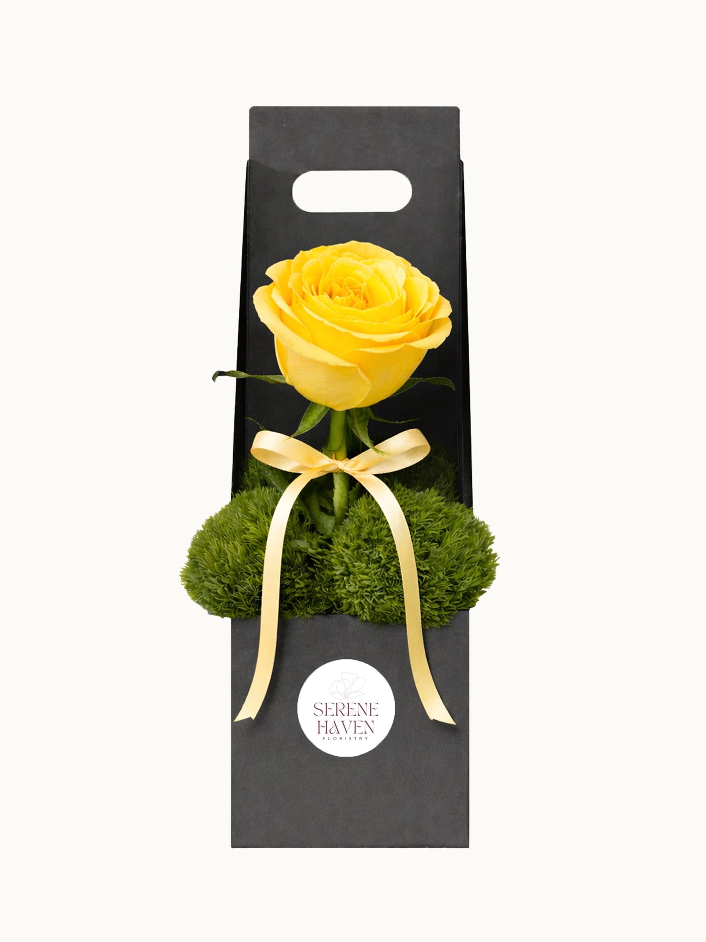 The Chosen One 單枝黃色漸變玫瑰禮盒，fresh rose gift box