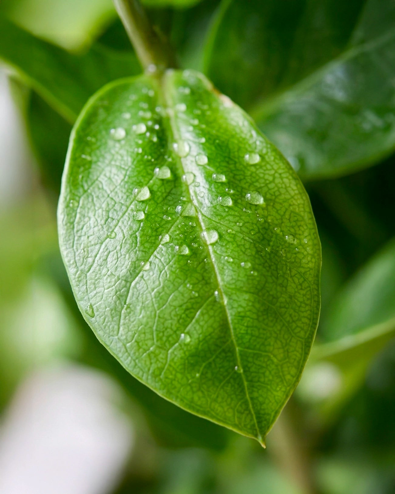 金錢樹 ZZ Plant 葉片特寫